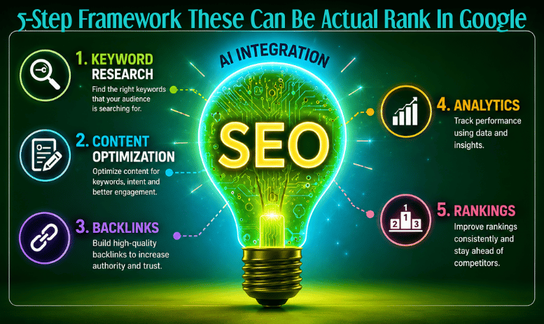 Sustainable SEO rankings strategy illustration