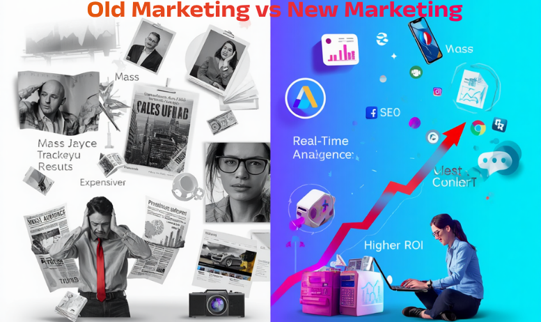 old marketing vs new marketing comparison
