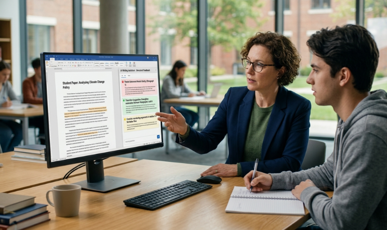 "Machine learning dashboard showing real-time student skill proficiency and adaptive learning pathways"